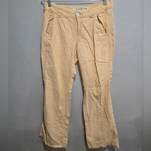 Anthropologie• Daughters Of The Liberation Butter Yellow Pants. Sz 8